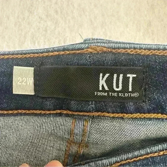 Kut From The Kloth Catherine  Boyfriend Jeans Denim Womens Plus Size 22W Stretch - Picture 7 of 13